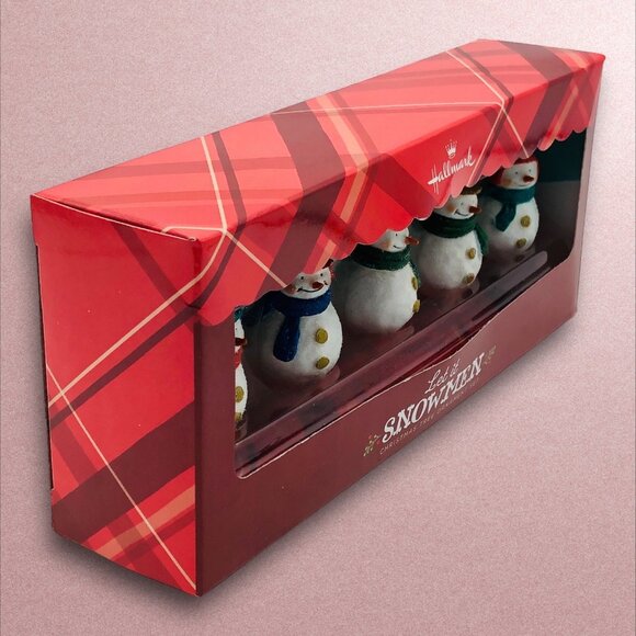 Hallmark Let It Snowmen Christmas Tree Ornament Set - Picture 6 of 8